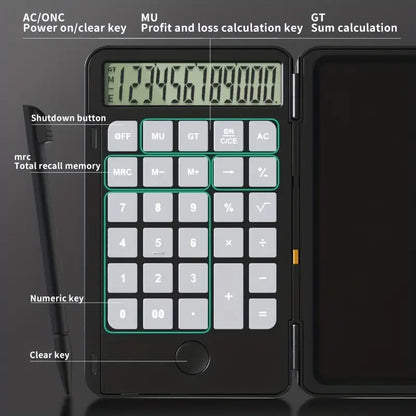 LCD Calculator with Notepad